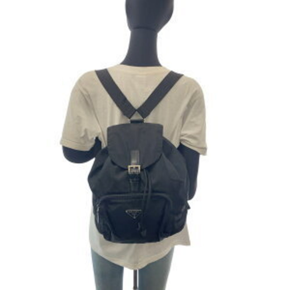 Prada Backpack Triangular Tessuto Black Nylon - image 5